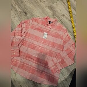 Men's Pink Striped Shirt